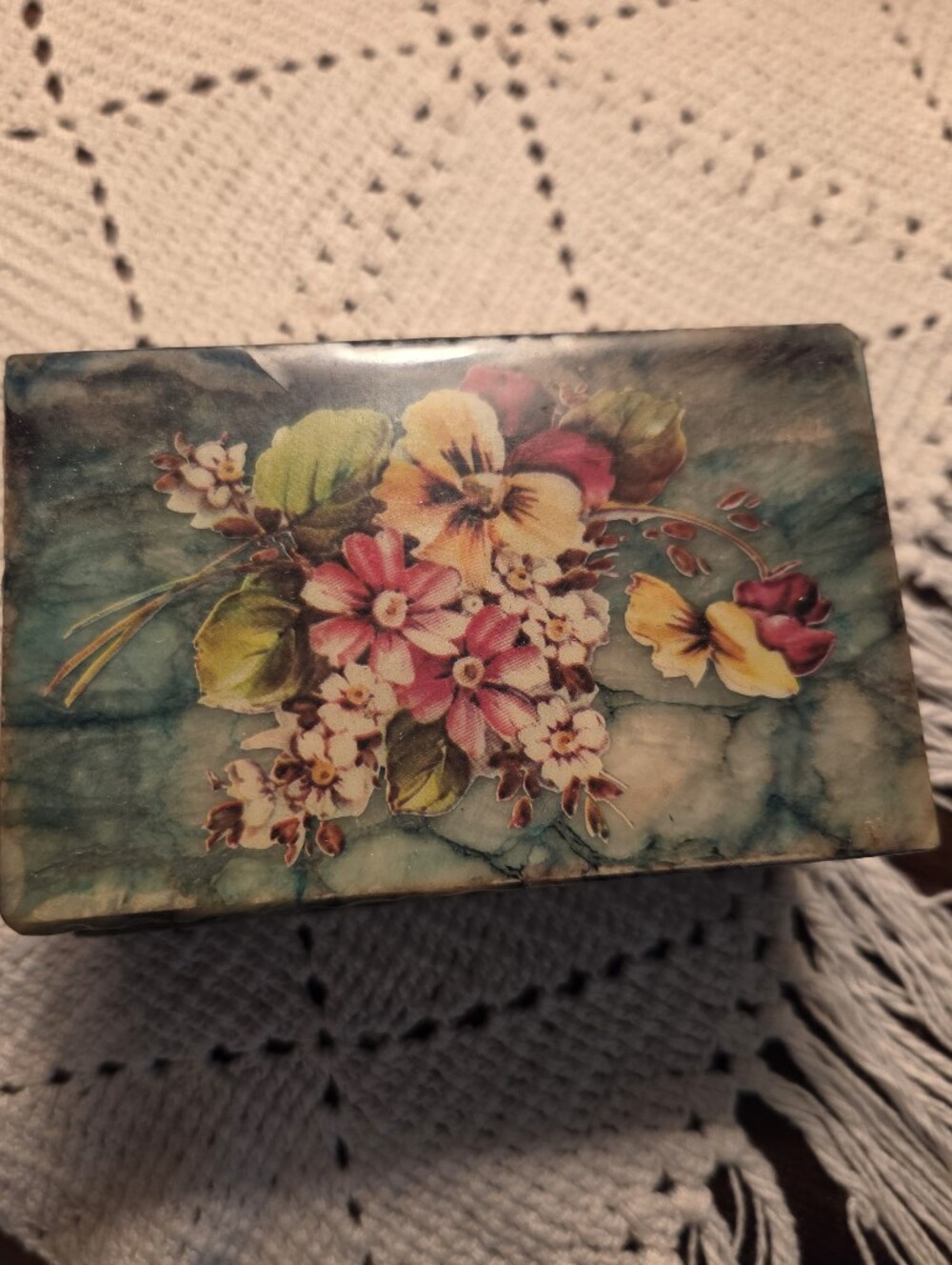 Floral Decorative Trinket Box